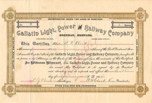 Gallatin Light, Power and Railway Co.